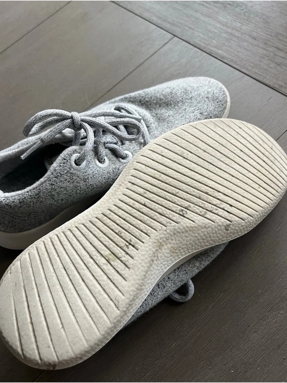 Allbirds “The Wool” Runners Light Gray Women's Size 8 Running Shoes